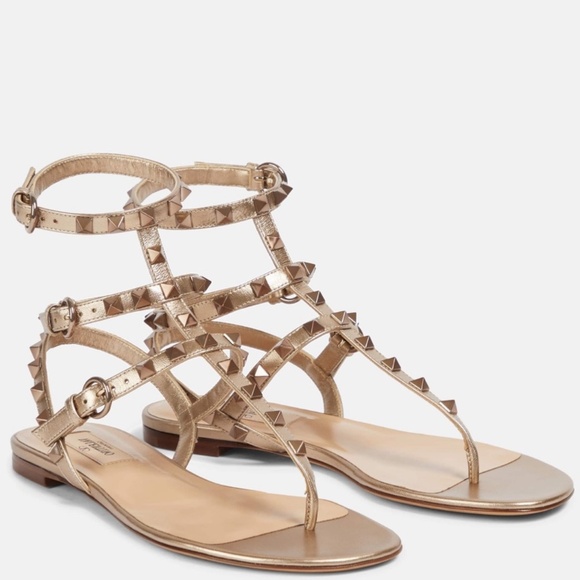 Valentino Rockstud Sandals - Picture 1 of 6